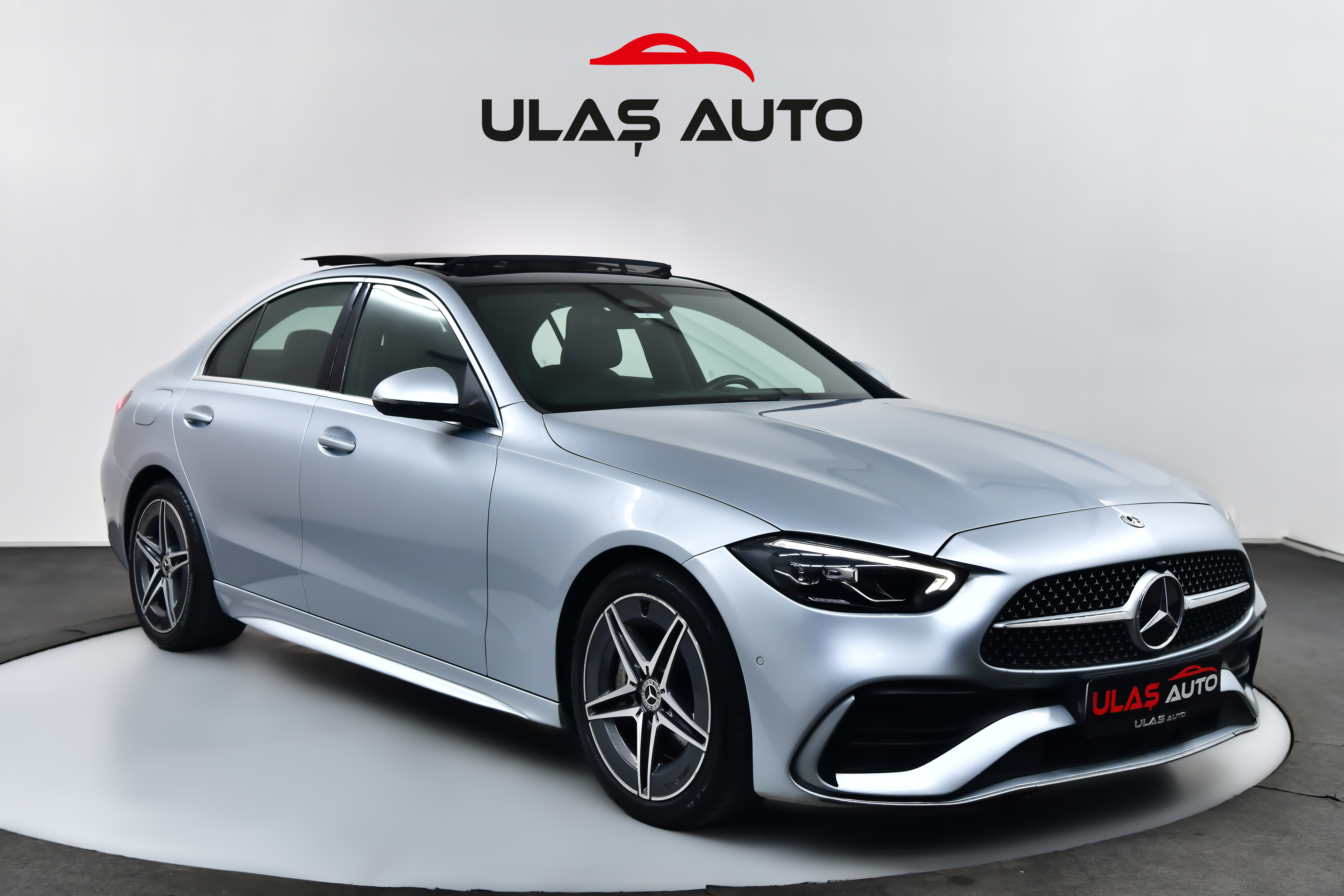 ULAŞ AUTO'DAN 2022 MERCEDES C200 CAM TAVAN/ISITMA/360 KAMERA/